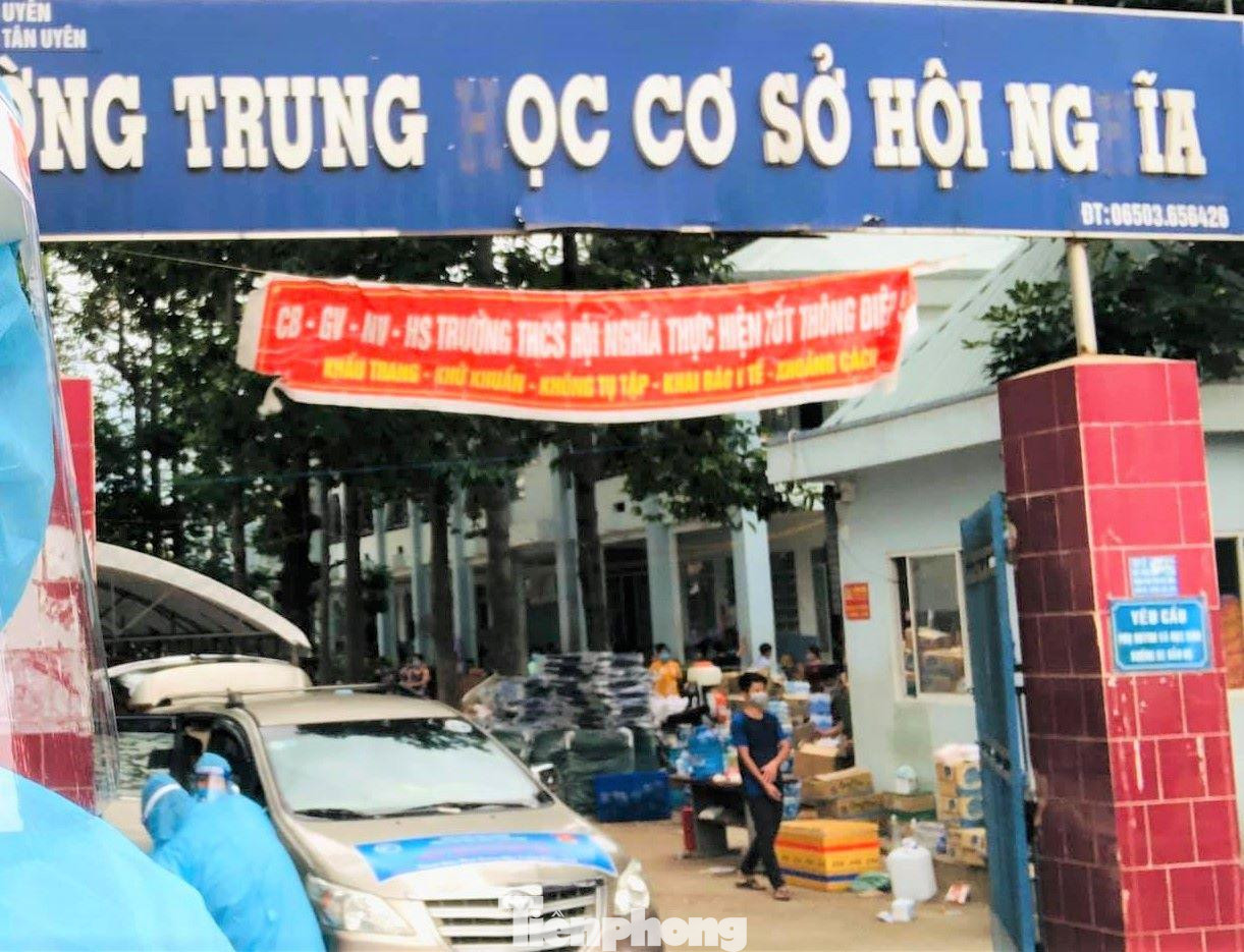 Trường Trung học Hội Nghĩa đang cách ly F0