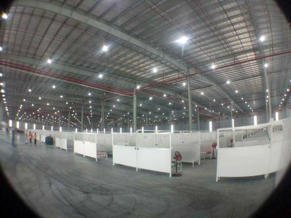 Khu điều trị COVID-19 Thới Hòa có sức chứa 5.300 giường bệnh Khu điều trị COVID-19 Thới Hòa có sức chứa 5.300 giường bệnh