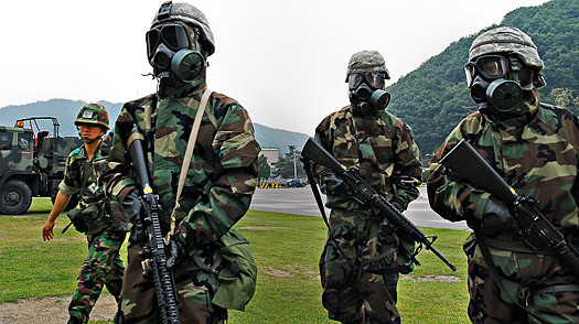 Binh lính Mỹ tại Hàn Quốc. Ảnh: Getty