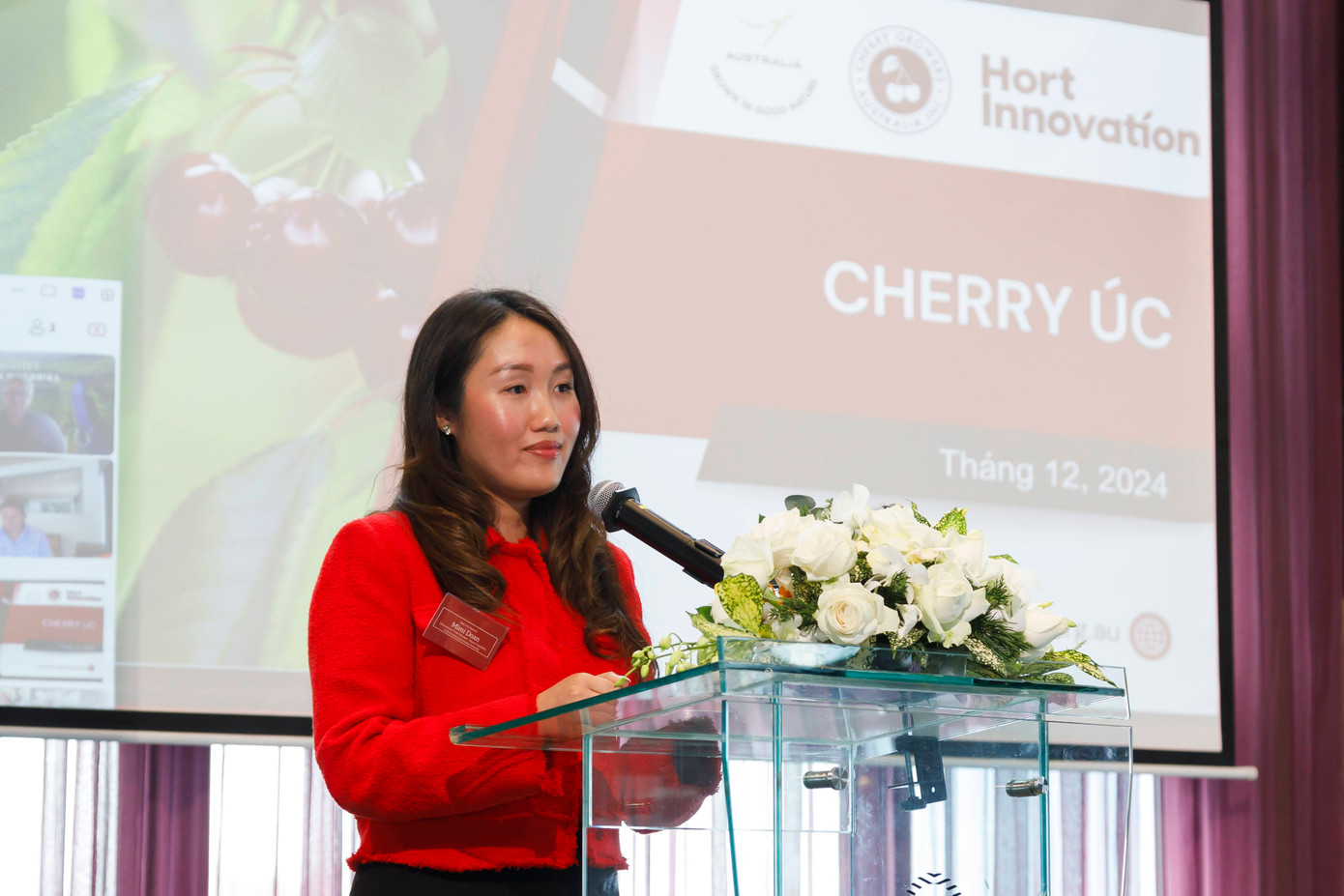 Bà Mimi Đoàn, Giám đốc Thương mại Quốc tế tại Hort Innovation