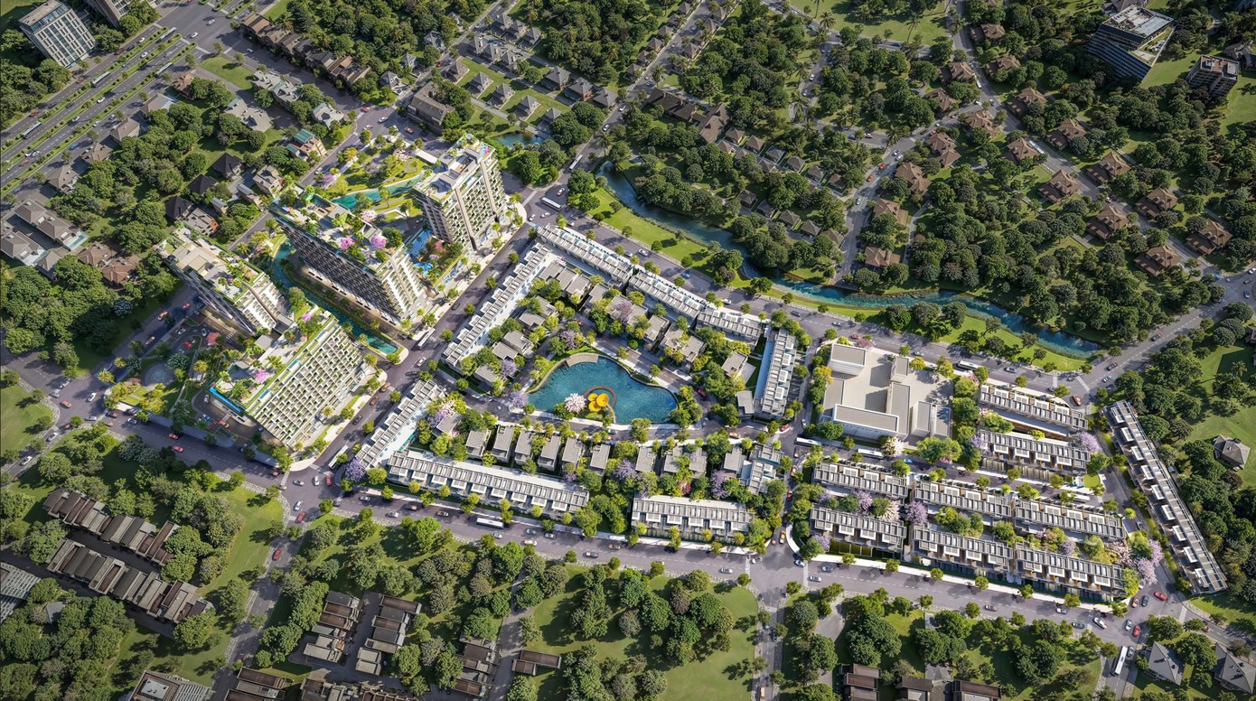 Dự án căn hộ FIATO UPTOWN nằm trong tổng khu Thang Long Home - Hưng Phú 9,2 ha