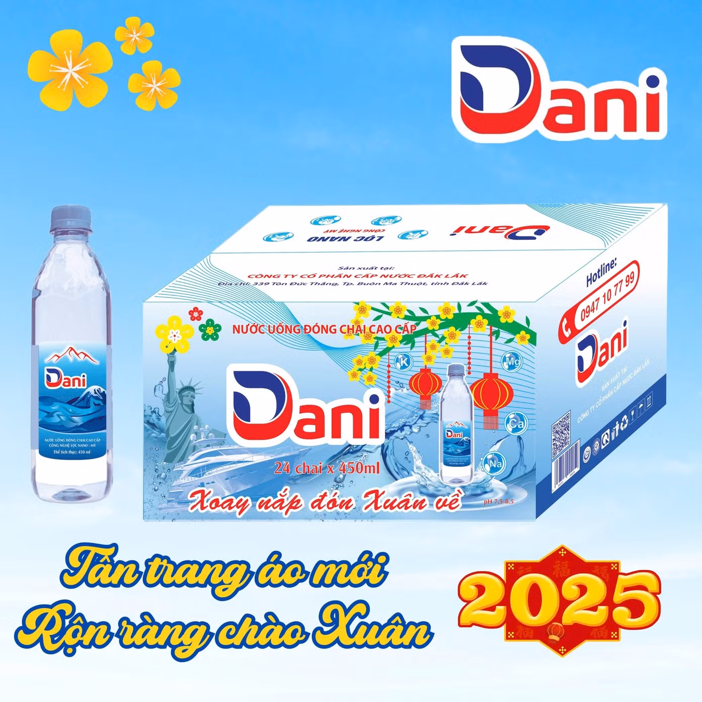 Sản phẩm ion kiềm phiên bản mừng đón tân xuân