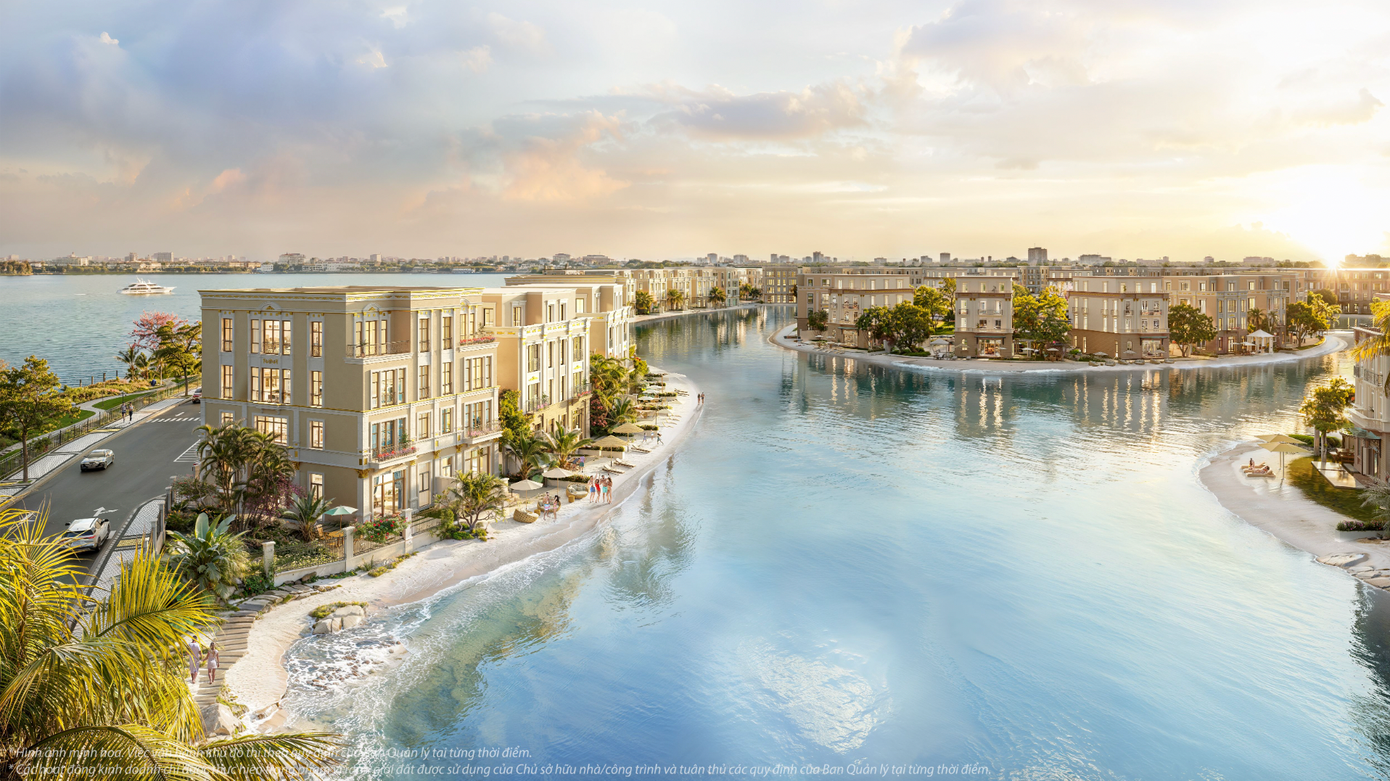 Các dinh thự trên “đảo tỷ phú” Vũ Yên đều sở hữu không gian xanh, biển mặn sau nhà, cùng các tiện ích đẳng cấp thế giới ngay kế bên nhà