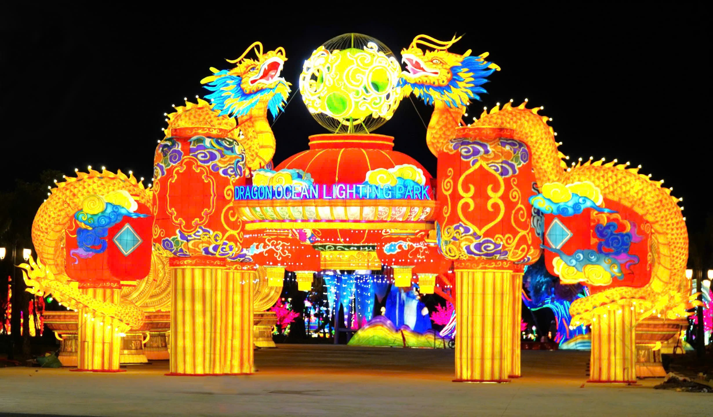 Công viên ánh sáng Đồi Rồng - Dragon Ocean Lighting Park (Nguồn: Dragon Ocean Đồ Sơn)