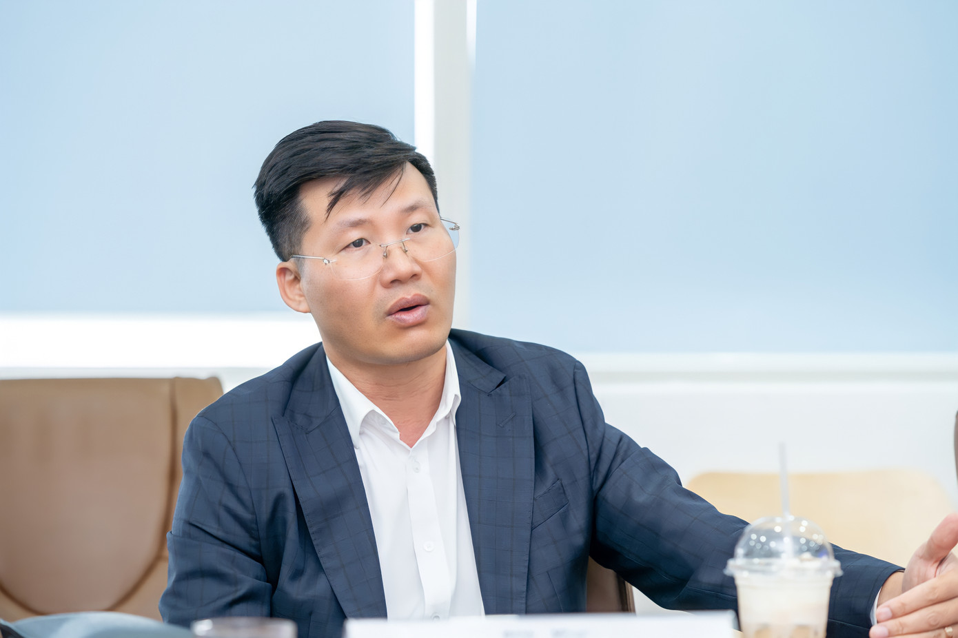 Ông Nguyễn Thế Minh - Phó Tổng Giám đốc kiêm Tổng Giám đốc Khối Khách hàng Doanh nghiệp MSB phát biểu tại buổi lễ kick off sản phẩm.