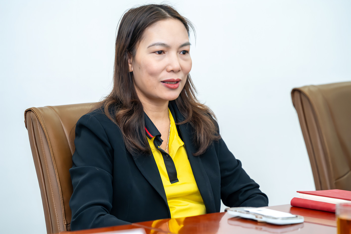 Bà Đinh Thị Thúy - Phó Chủ tịch HĐQT MISA phát biểu tại buổi lễ kick off sản phẩm.