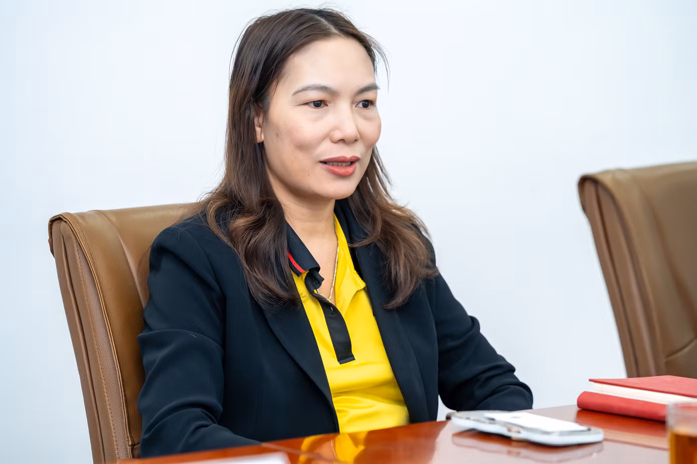 Bà Đinh Thị Thúy - Phó Chủ tịch HĐQT MISA phát biểu tại buổi lễ kick off sản phẩm.