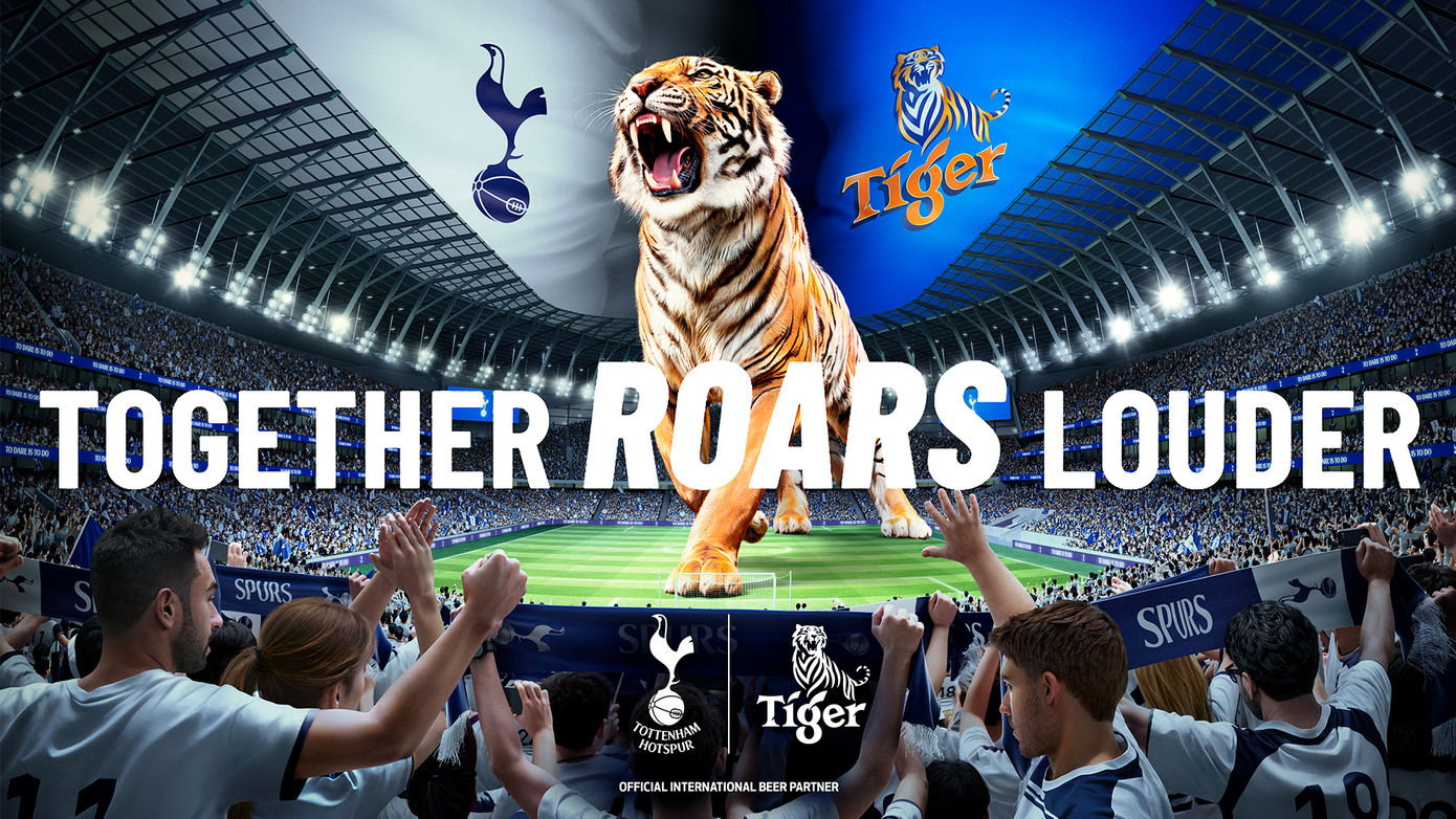 Tiger® Beer - Bia Quốc Tế Chính Thức của Câu lạc bộ Tottenham Hotspur