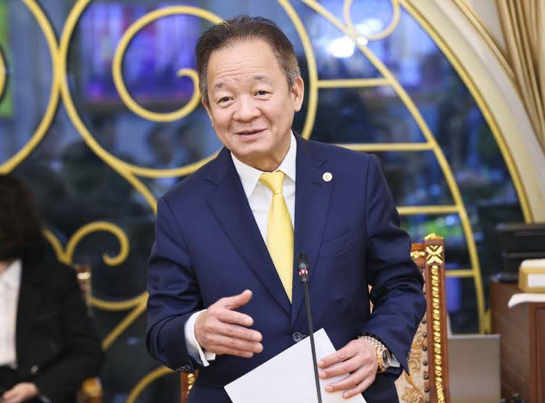 Ông Đỗ Quang Hiển, Chủ tịch Điều hành T&amp;T Group phát biểu tại sự kiện