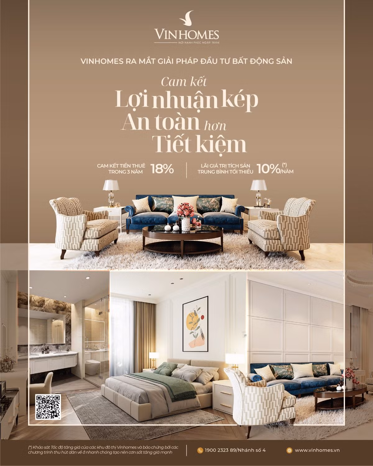 BĐS thấp tầng Vinhomes chiếm sóng thị trường cuối năm nhờ cam kết tiền thuê “khủng”, lên tới 18%/3 năm cùng lợi nhuận tích sản tối thiểu 10% giá/năm