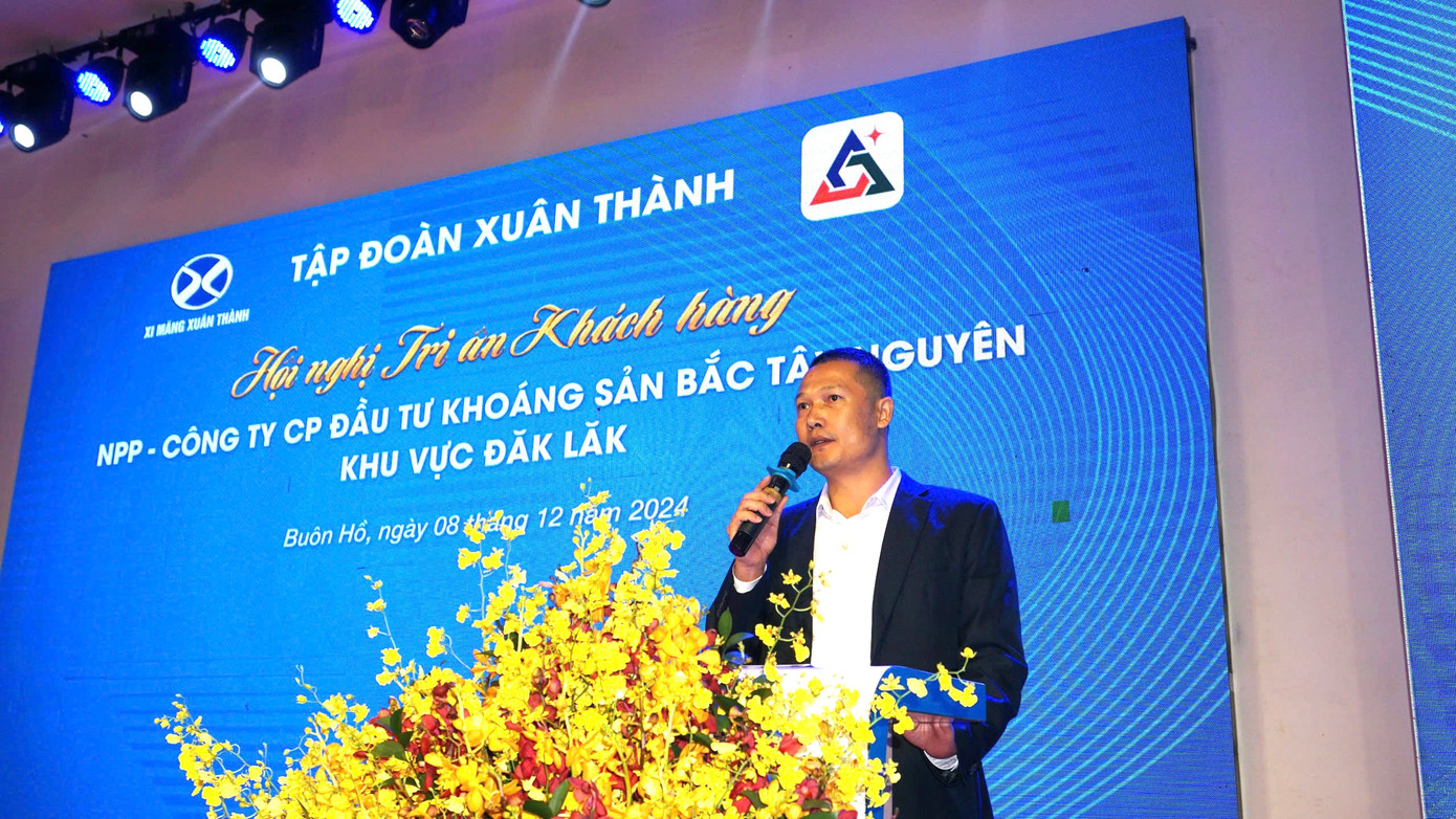 Ông Vũ Văn Luyến – Tổng Giám đốc Cty Bắc Tây Nguyên phát biểu tại hội nghị Ông Vũ Văn Luyến – Tổng Giám đốc Cty Bắc Tây Nguyên phát biểu tại hội nghị