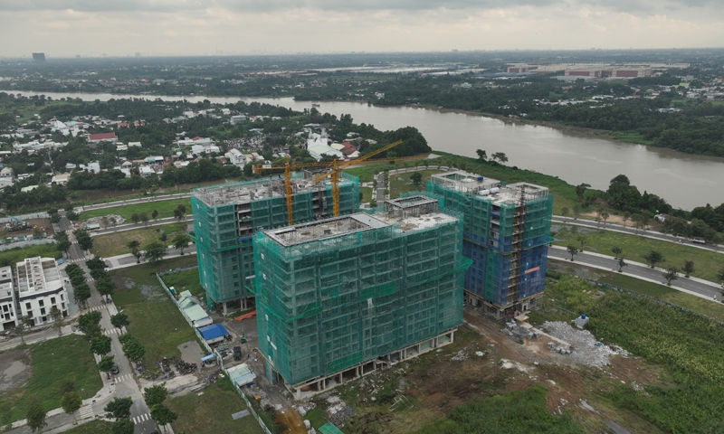 Khu nhà ở xã hội tại phường Chánh Mỹ, thành phố Thủ Dầu Một, tỉnh Bình Dương.