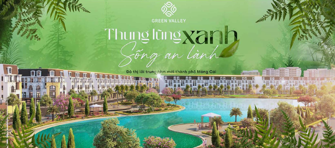 Phối cảnh phân khu trung tâm dự án Green Valley Phối cảnh phân khu trung tâm dự án Green Valley