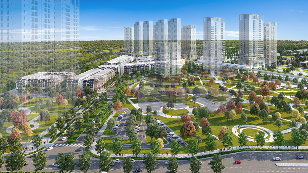 Phía Tây Hà Nội được ưu tiên đầu tư mạnh mẽ với hệ thống hạ tầng linh hoạt và đồng bộ (Nguồn: Tổng công ty Cổ phần Thương mại Xây dựng)