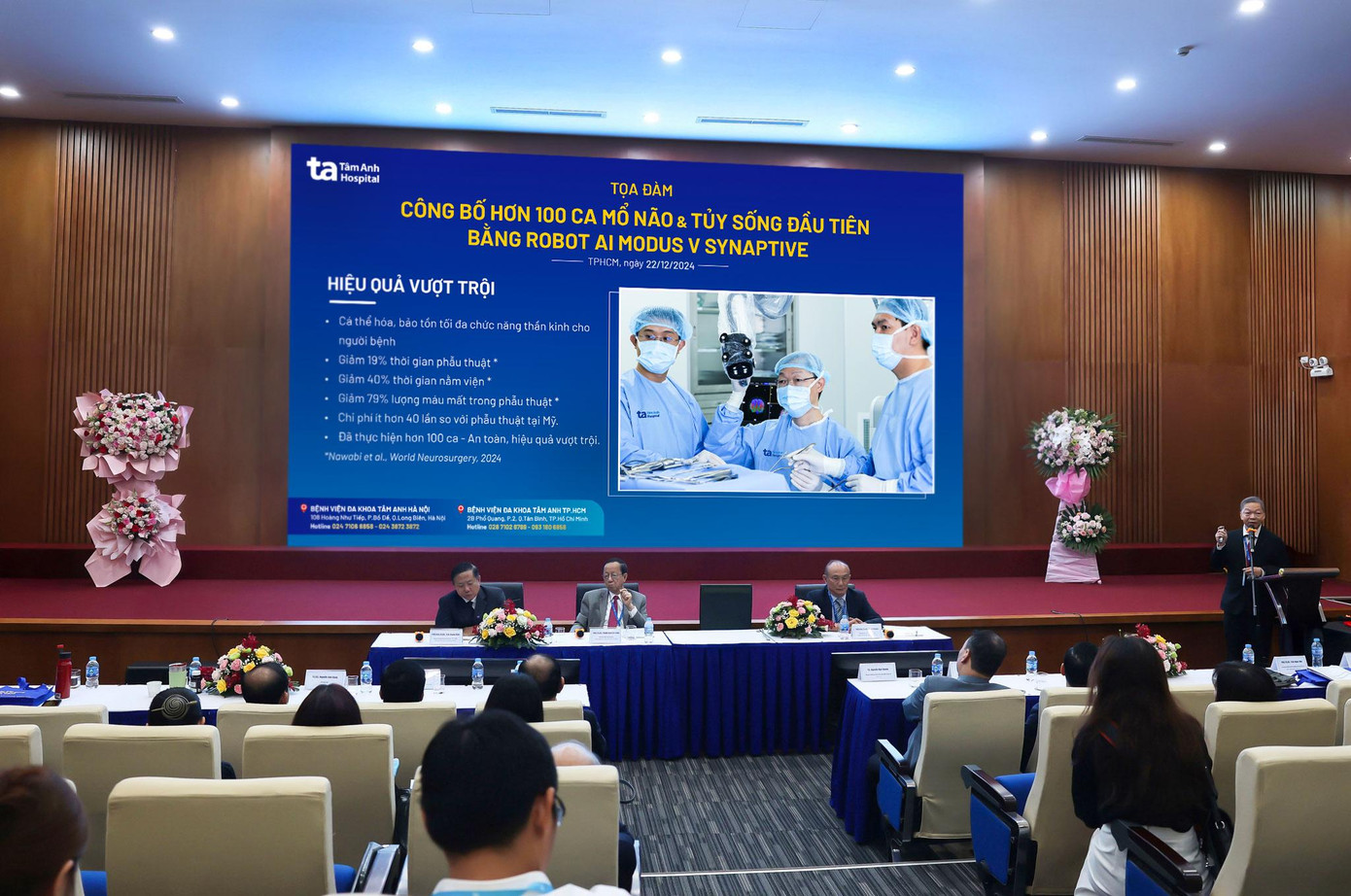 ThS.BS.CKII Chu Tấn Sĩ là người đầu tiên và duy nhất tại Việt Nam đã học tập kỹ thuật mổ não thức tỉnh ENRICH bằng Robot AI tại Mỹ. Ảnh: Bệnh viện Đa khoa Tâm Anh. ThS.BS.CKII Chu Tấn Sĩ là người đầu tiên và duy nhất tại Việt Nam đã học tập kỹ thuật mổ não thức tỉnh ENRICH bằng Robot AI tại Mỹ. Ảnh: Bệnh viện Đa khoa Tâm Anh.