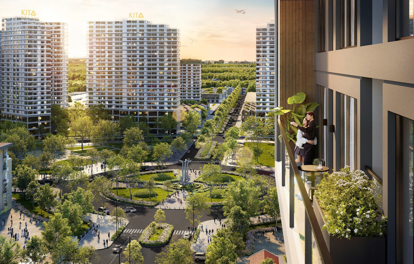 KITA Airport City được KITA Group phát triển đã thành công áp dụng mô hình mô hình TOD. KITA Airport City được KITA Group phát triển đã thành công áp dụng mô hình mô hình TOD.