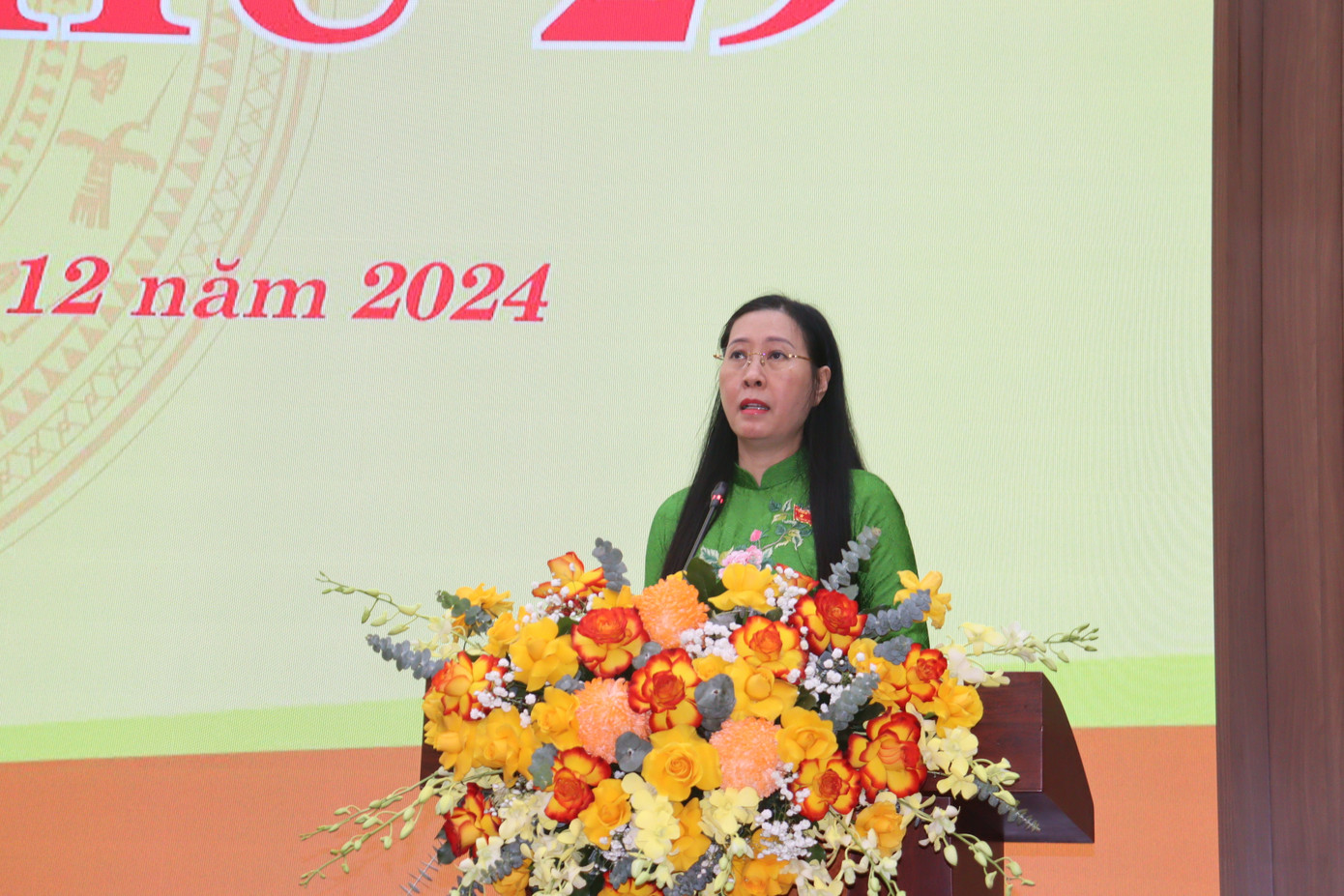 Bí thư Tỉnh ủy Quảng Ngãi Bùi Thị Quỳnh Vân.