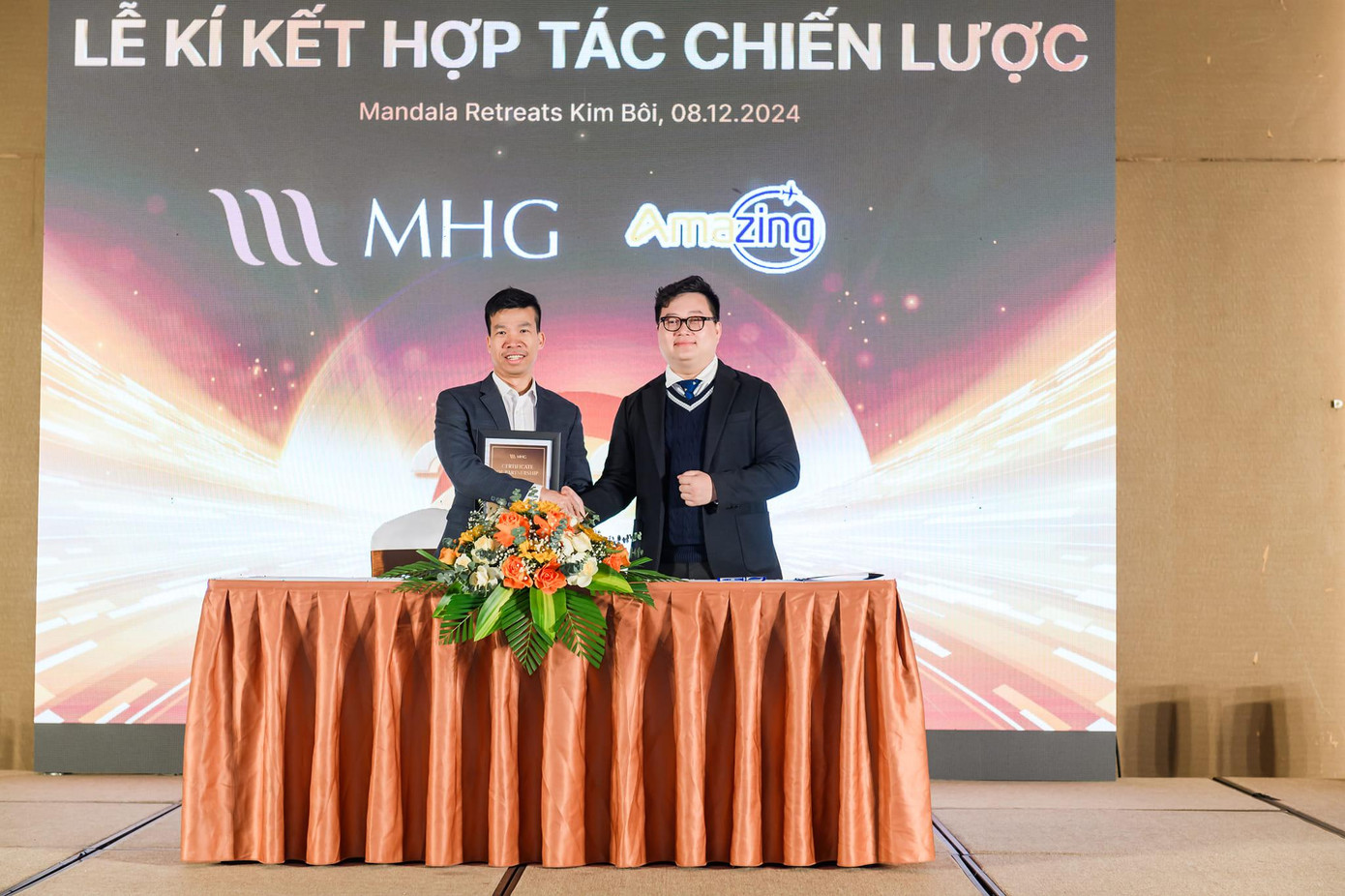Amazingo ký kết hợp tác chiến lược với thương hiệu Mandala Hospitality Group (MHG)