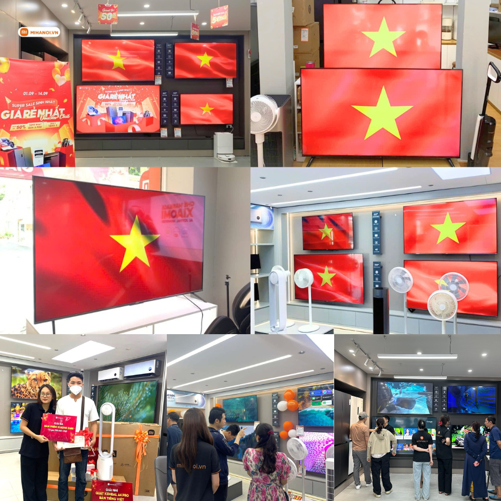 Mi Hà Nội phân phối đa dạng các mẫu Tivi phù hợp với từng nhu cầu sử dụng.