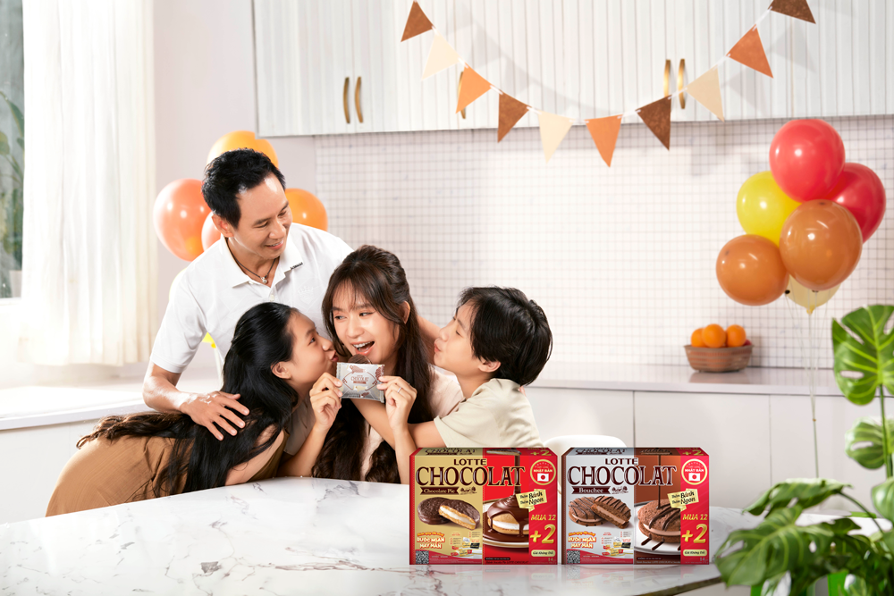 Lotte Chocolat là cầu nối gắn kết yêu thương cho các gia đình