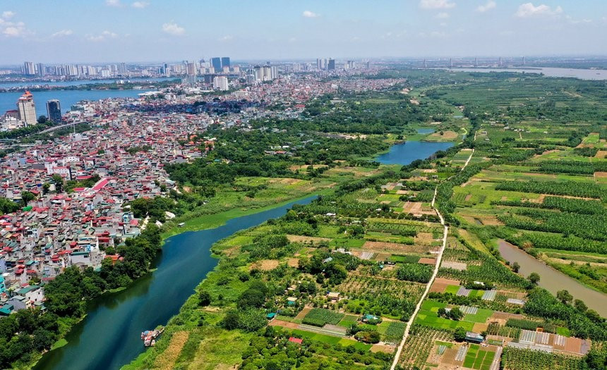 Đất nông nghiệp ven sông, bãi sông được làm nhà tạm để phục vụ sản xuất, du lịch trải nghiệm Đất nông nghiệp ven sông, bãi sông được làm nhà tạm để phục vụ sản xuất, du lịch trải nghiệm