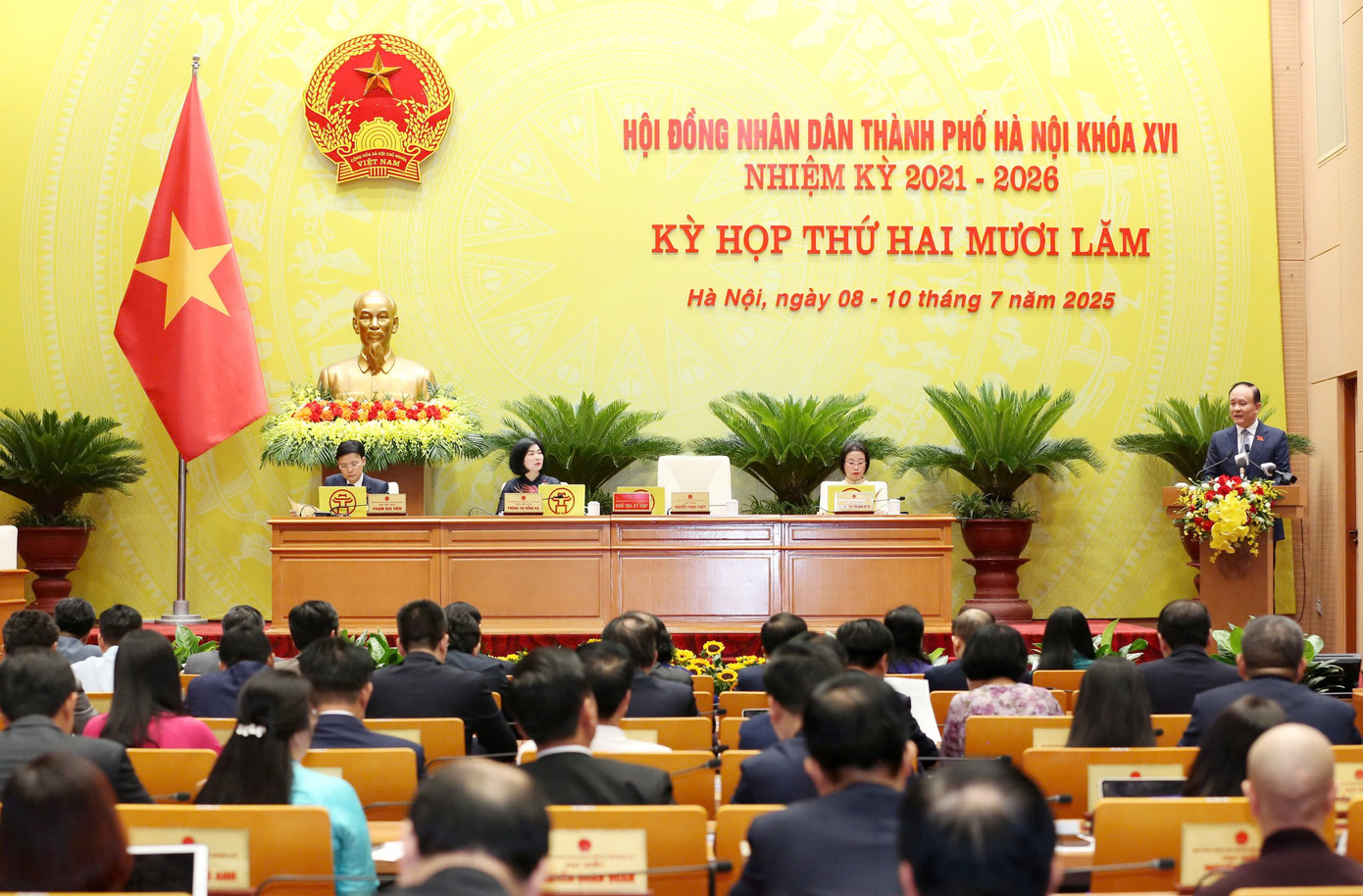 Toàn cảnh phiên khai mạc kỳ họp thứ 25 ngày 8/7.