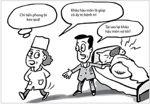 Phong bì ảnh hưởng đến y đức. Ảnh: internet