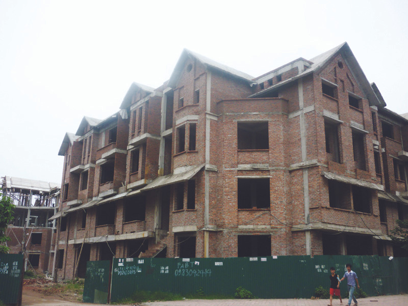 Khu biệt thự tại Linh Đàm. Ảnh: Ngọc Mai