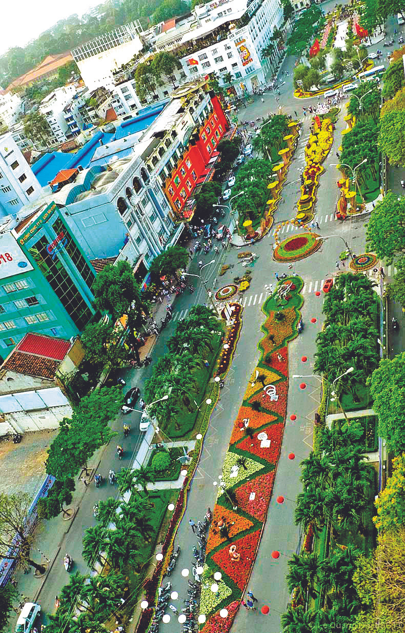 Đường hoa Nguyễn Huệ tết 2011. Đường hoa Nguyễn Huệ tết 2011