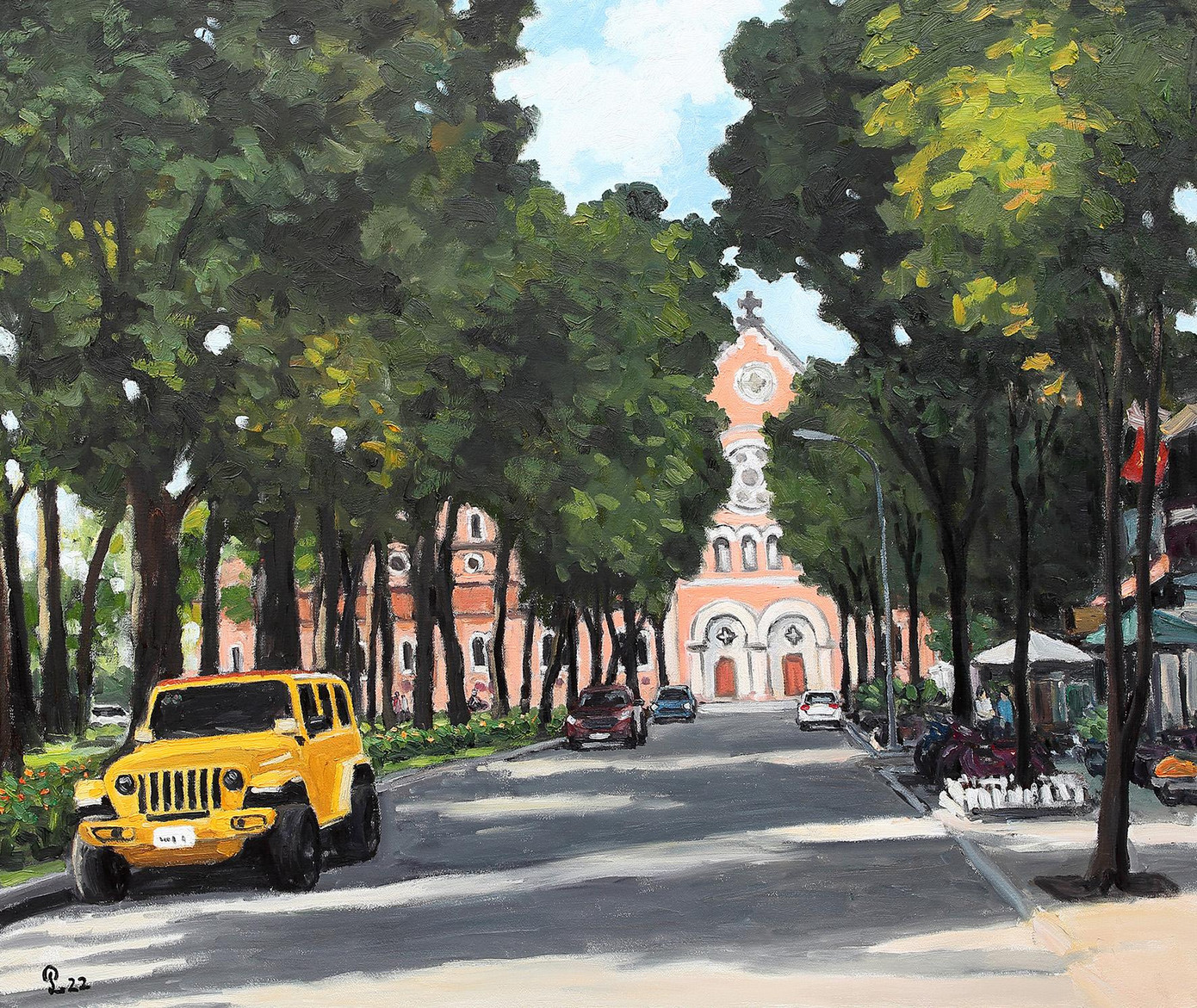 Tác phẩm Phố Hàn Thuyên - Phạm Luận.