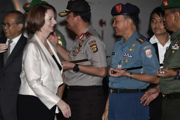 Thủ tướng Úc tới tham dự buổi lễ kỷ niệm