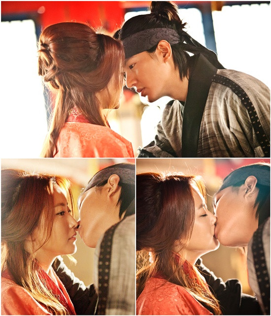 Kim Hee Sun và Lee Min Ho diễn cảnh tình cảm ăn ý, không ngại tuổi tác