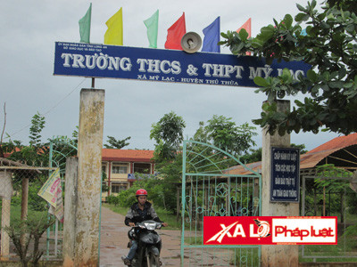 Trường THCS & THPT Mỹ Lạc, nơi bị vu oan có “hàng loạt nữ sinh, cô giáo mang thai”