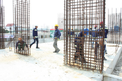 Nhiều dự án dùng tiến độ xây dựng làm công cụ hút khách