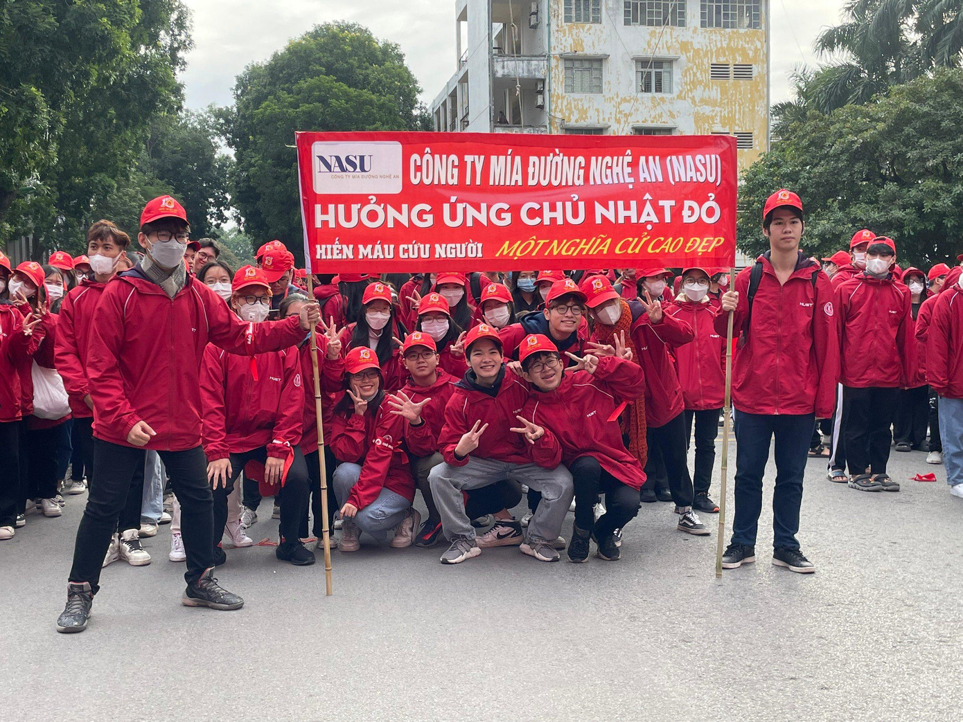 Năm nay, NASU cũng tài trợ cho chương trình 22.000 kg đường để tặng cho các tình nguyện viên.