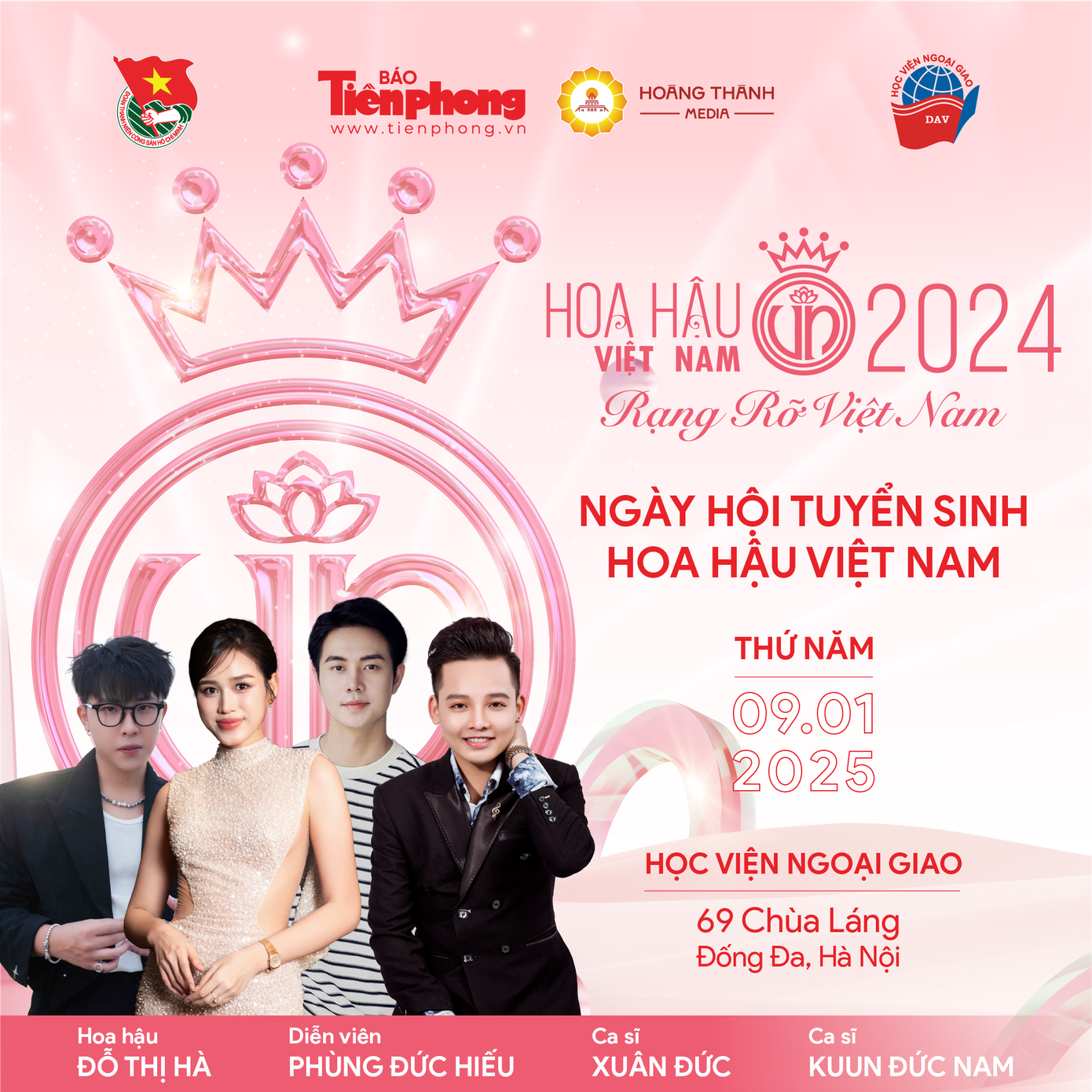 Những chương trình tiếp theo sẽ được tổ chức tại Đại học Quốc gia Hà Nội (ngày 13 tháng 1 năm 2025) và Đại học Đà Nẵng (ngày 15 tháng 1 năm 2025)...