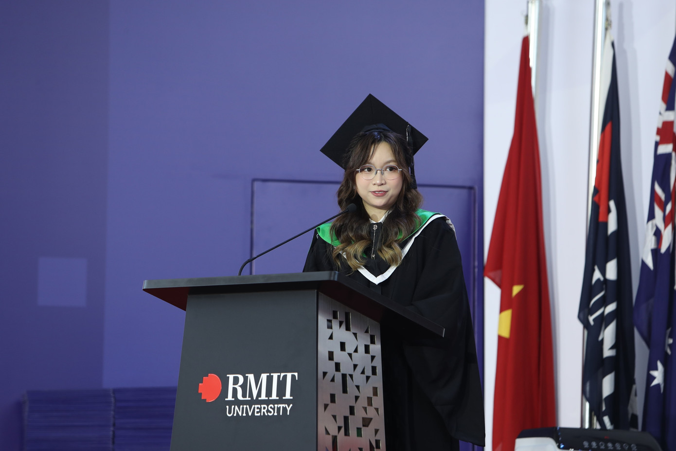 Võ Thanh Hoàng Anh là Sinh viên tiêu biểu Khóa 2025 của Khoa Khoa học, Kỹ thuật và Công nghệ và Thủ khoa ngành Công nghệ thông tin. (Hình: RMIT)