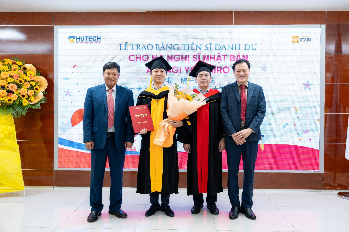 Lễ trao bằng Tiến sĩ danh dự cho Hạ nghị sĩ Aoyagi Yoichiro diễn ra cuối tháng 9/2023