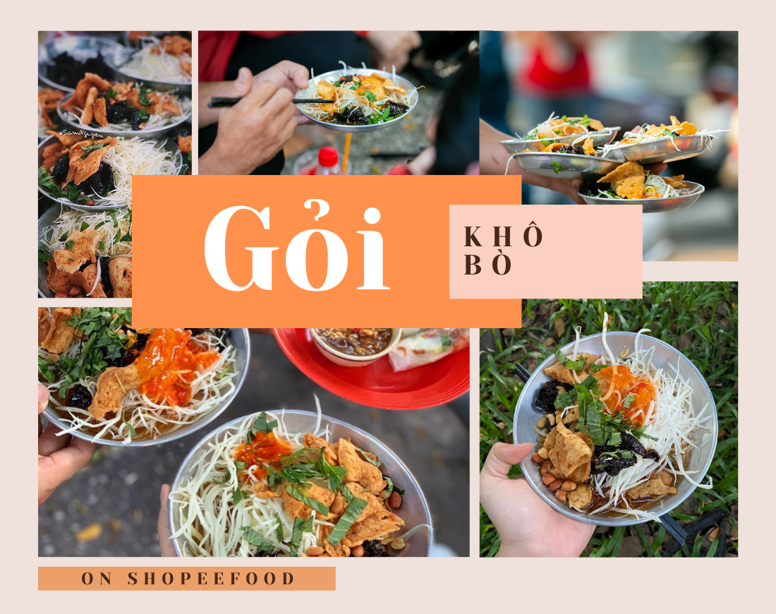 Không phải là “lính mới” như nhiều người lầm tưởng, gỏi khô bò là món ăn đường phố vô cùng nổi tiếng tại Sài Gòn từ trước mấy mươi năm trước, được lòng tín đồ ăn uống vì vừa rẻ, vừa dễ làm, lại vừa vô cùng “nịnh miệng”.