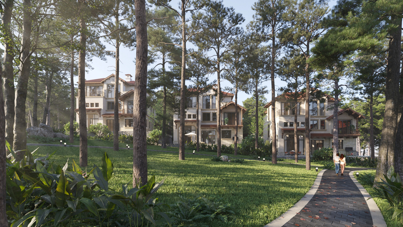 Thanh Xuân Valleyduy trì mật độ xây dựng thực tế ở mức 15%. Ảnh: Thanh Xuan Valley