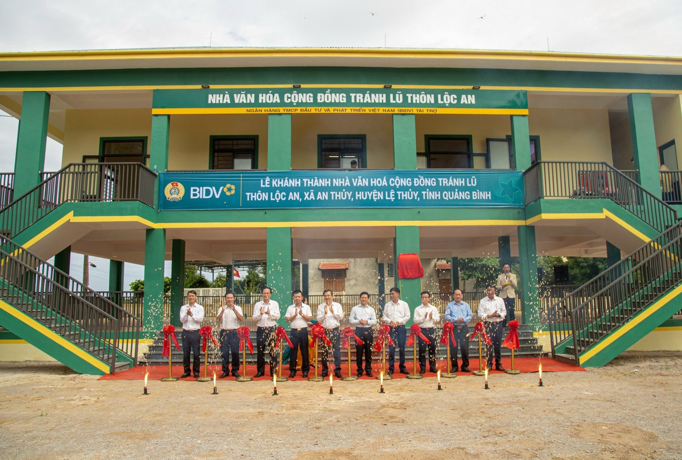 Lễ khánh thành nhà văn hóa cộng đồng tránh lũ tại xã An Thủy, huyện Lệ Thủy, tỉnh Quảng Bình