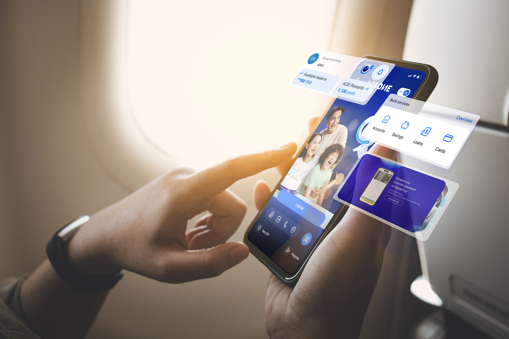 Khách hàng cập nhật phiên bản ứng dụng ACB ONE từ 3.17.0 trở lên để được cảnh báo các ứng dụng có nguy cơ lừa đảo cao. Khách hàng cập nhật phiên bản ứng dụng ACB ONE từ 3.17.0 trở lên để được cảnh báo các ứng dụng có nguy cơ lừa đảo cao.