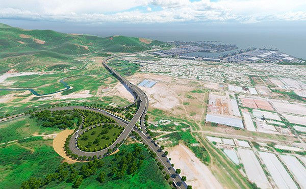 Phối cảnh tuyến đường ven biển kết nối Cảng Liên Chiểu với QL1A