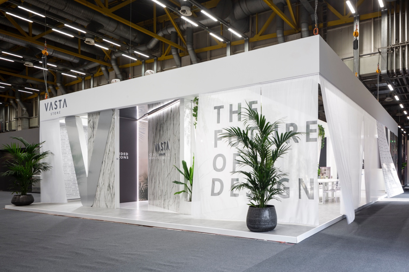 Gian hàng của Vasta Stone tại sự kiện Cersaie 2023 - Định hướng tương lai ngành thiết kế kiến trúc và nội thất