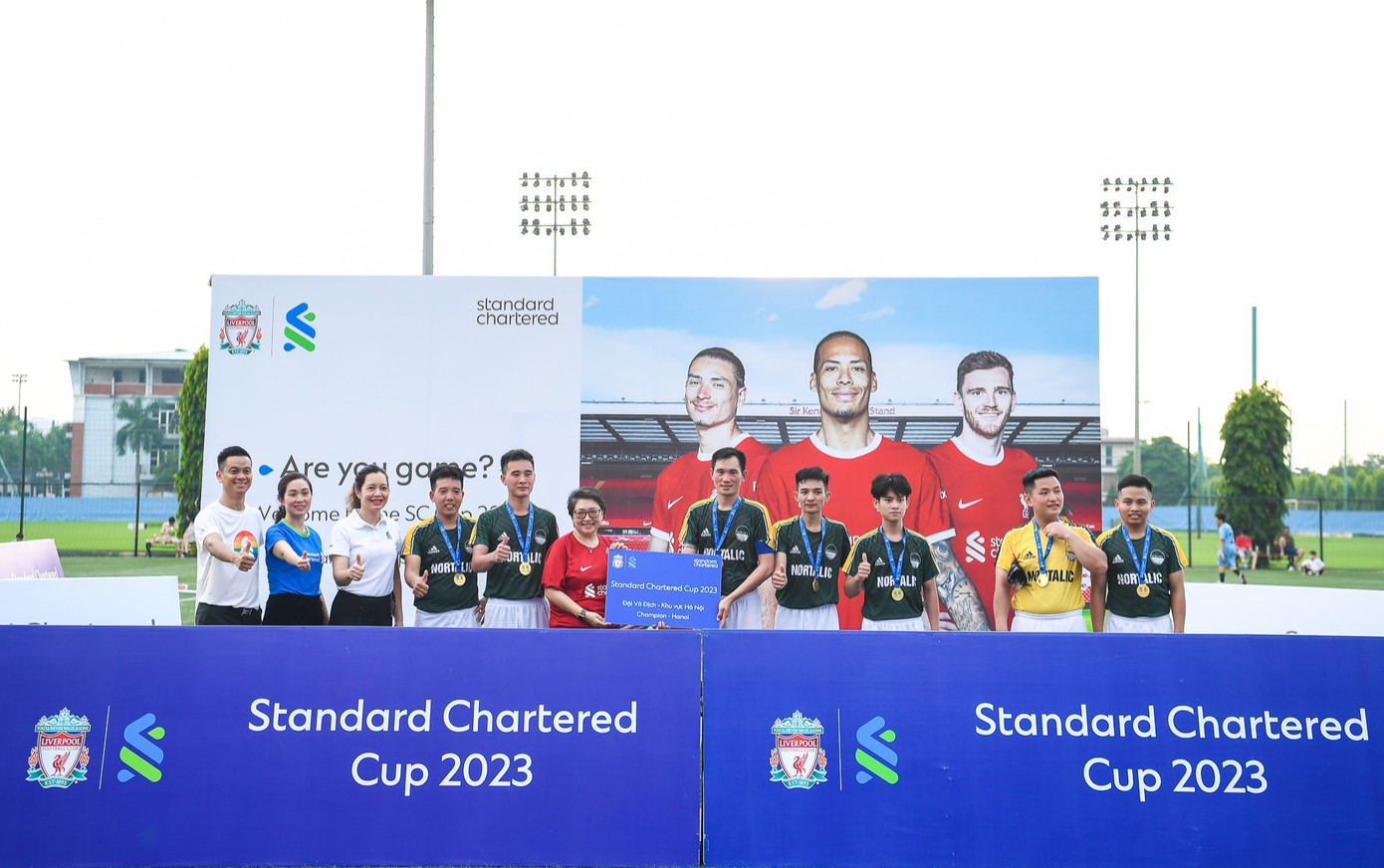 Công ty Dầu thực vật Miền Bắc Việt Nam (Nortalic) giành Giải Nhất Vòng loại Khu vực Hà Nội - Cúp Standard Chartered 2023