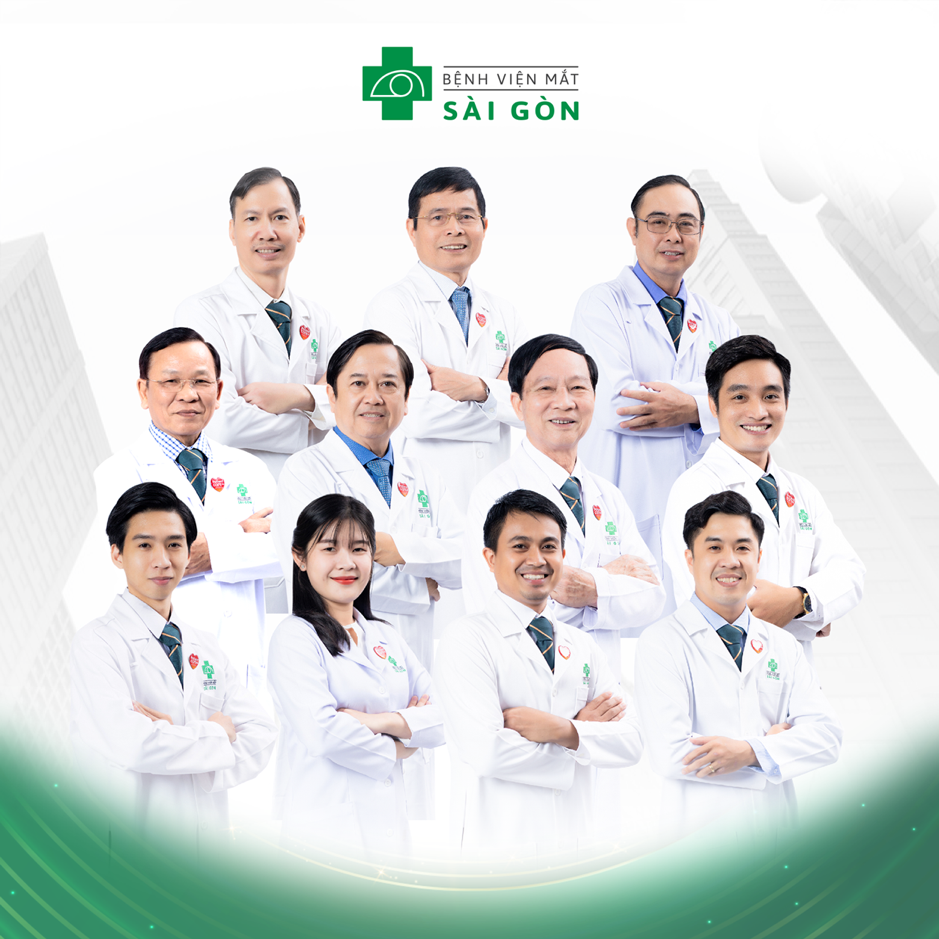 Đội ngũ bác sĩ Bệnh viện Mắt Sài Gòn Cần Thơ
