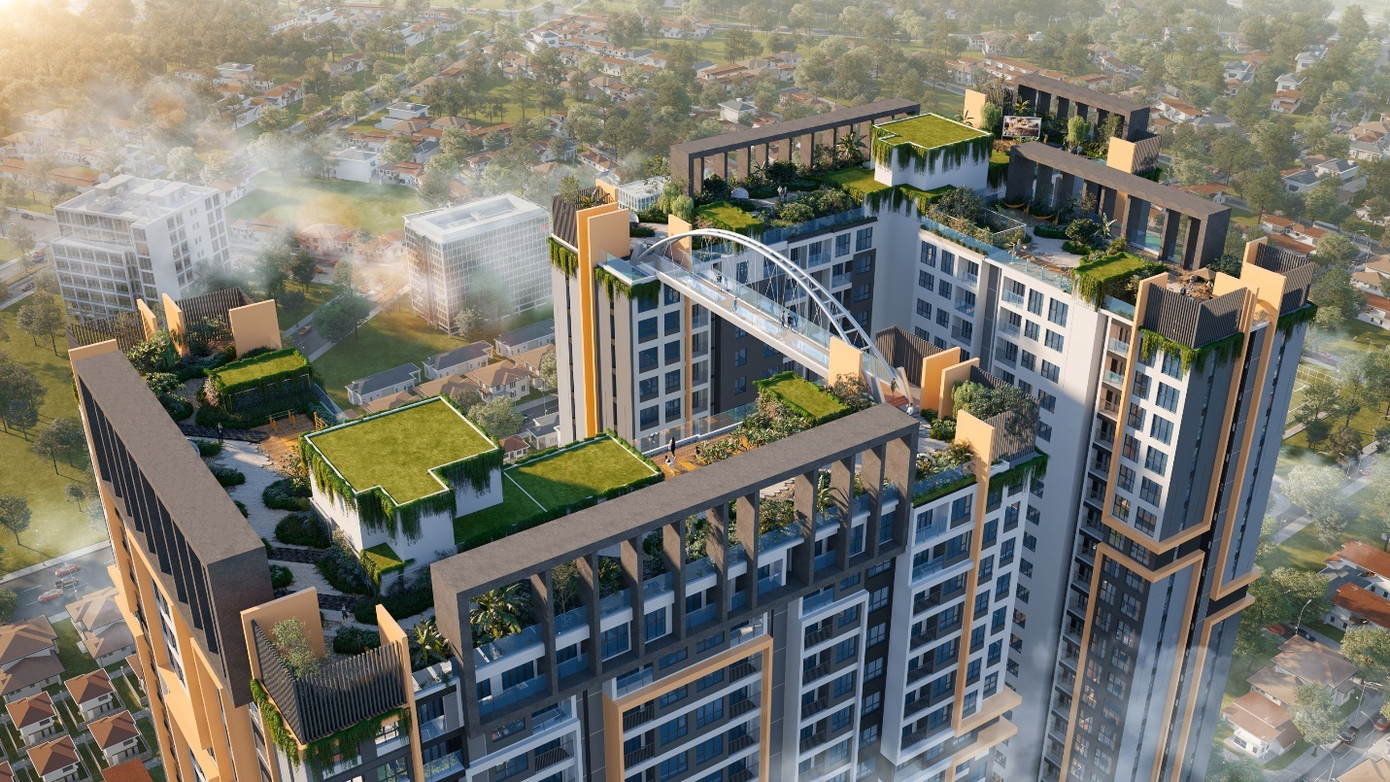 Chiều cao 146,3m mang đến giá trị khó cưỡng cho những tiện ích “trên không” của Happy One Central.