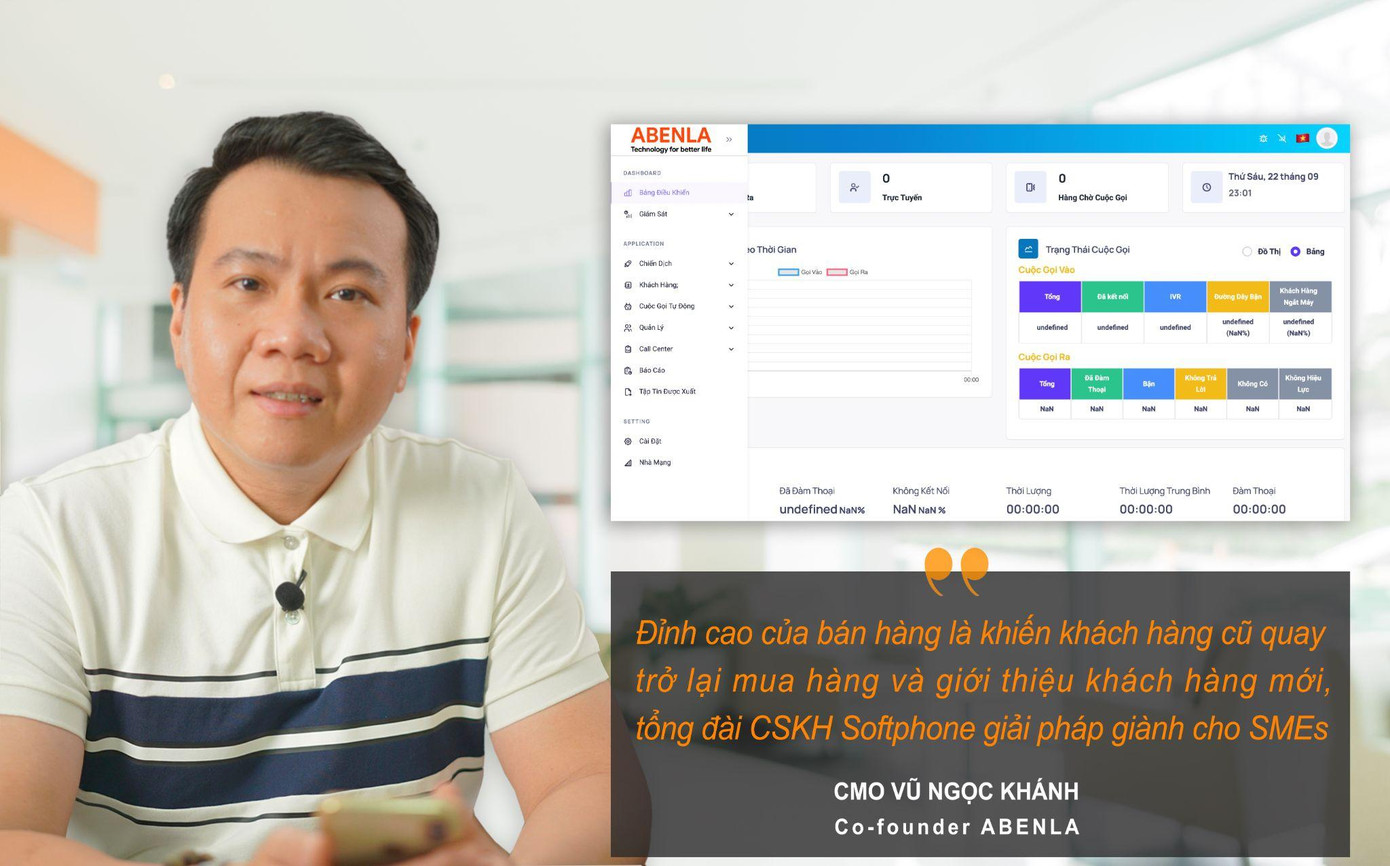 CMO Vũ Ngọc Khánh mong muốn tạo nhiều giá trị công nghệ hỗ trợ doanh nghiệp SMEs