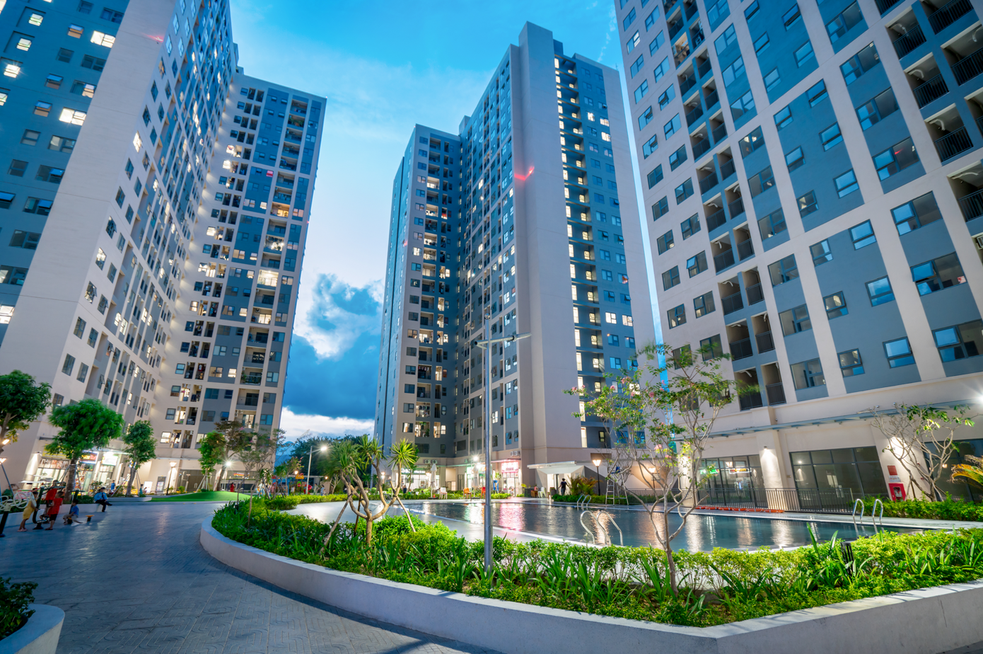 Khuôn viên sống hiện đại tại dự án The Ori Garden (Ảnh: The Ori Garden)