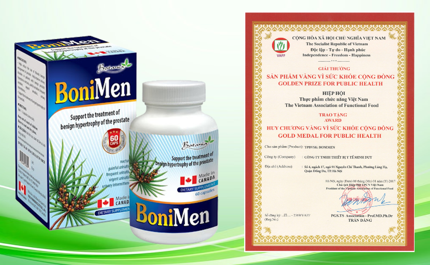 BoniMen - Sản phẩm vàng vì sức khỏe cộng đồng BoniMen - Sản phẩm vàng vì sức khỏe cộng đồng